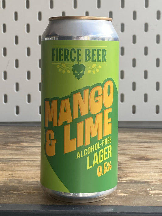 Fierce Mango and Lime AF Lager at The Beerhive, Edinburgh. Free UK shipping.