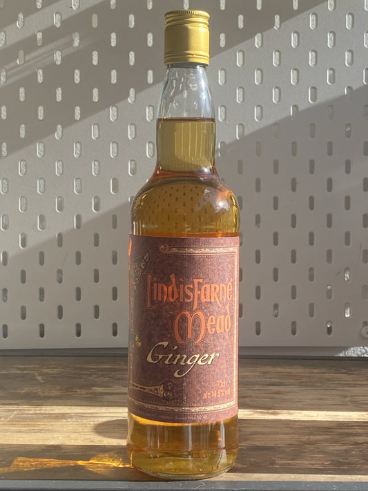 Lindisfarne Ginger Mead at The Beerhive, Edinburgh. Free UK shipping.