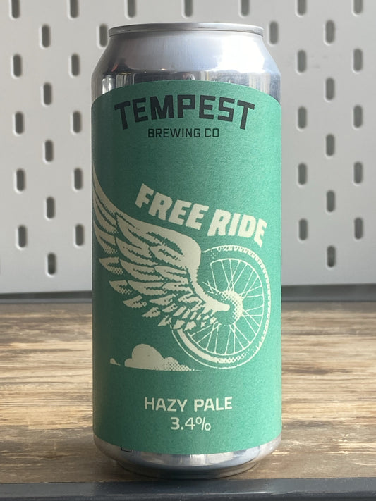 Tempest Free Ride Hazy Pale at The Beerhive, Edinburgh. Free UK shipping.
