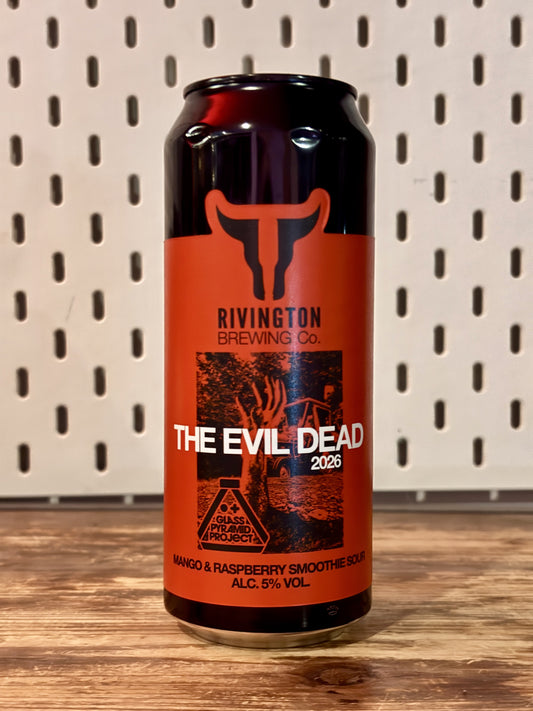 Rivington X Glass Pyramid Evil Dead Sour at The Beerhive, Edinburgh. Free UK shipping.