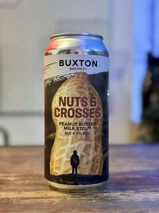 Buxton Nuts and Crosses Peanut Butter Milk Stout