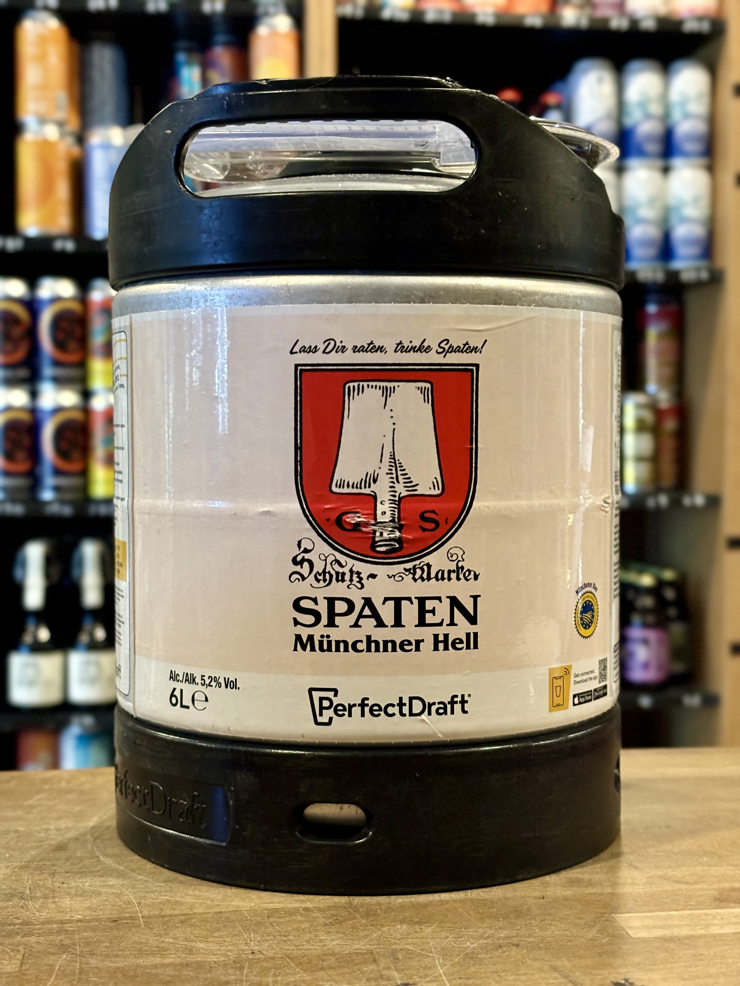 Perfect Draft Spaten Lager 6 Litre Keg - The Beerhive