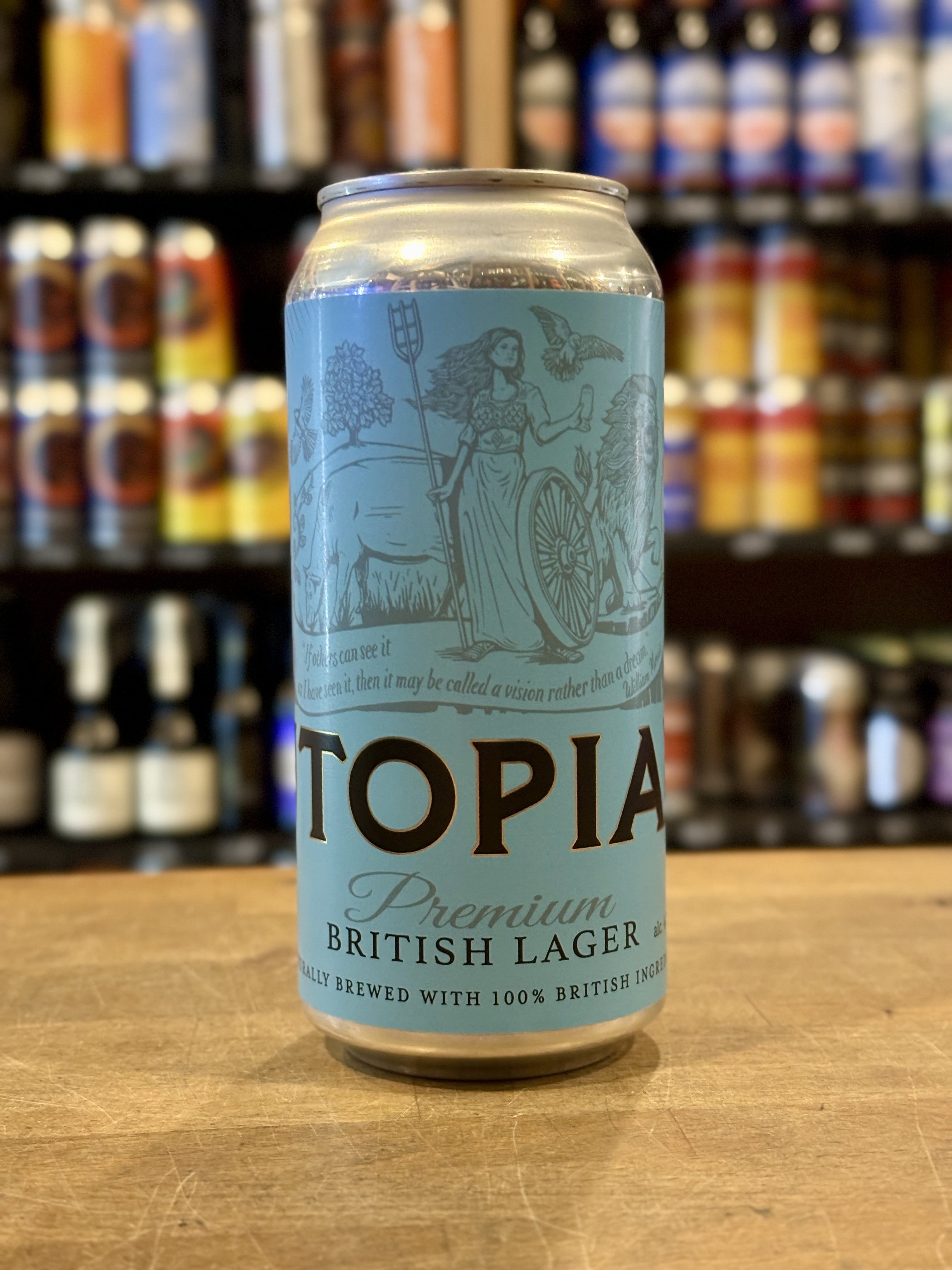 Utopian Premium British Lager - The Beerhive