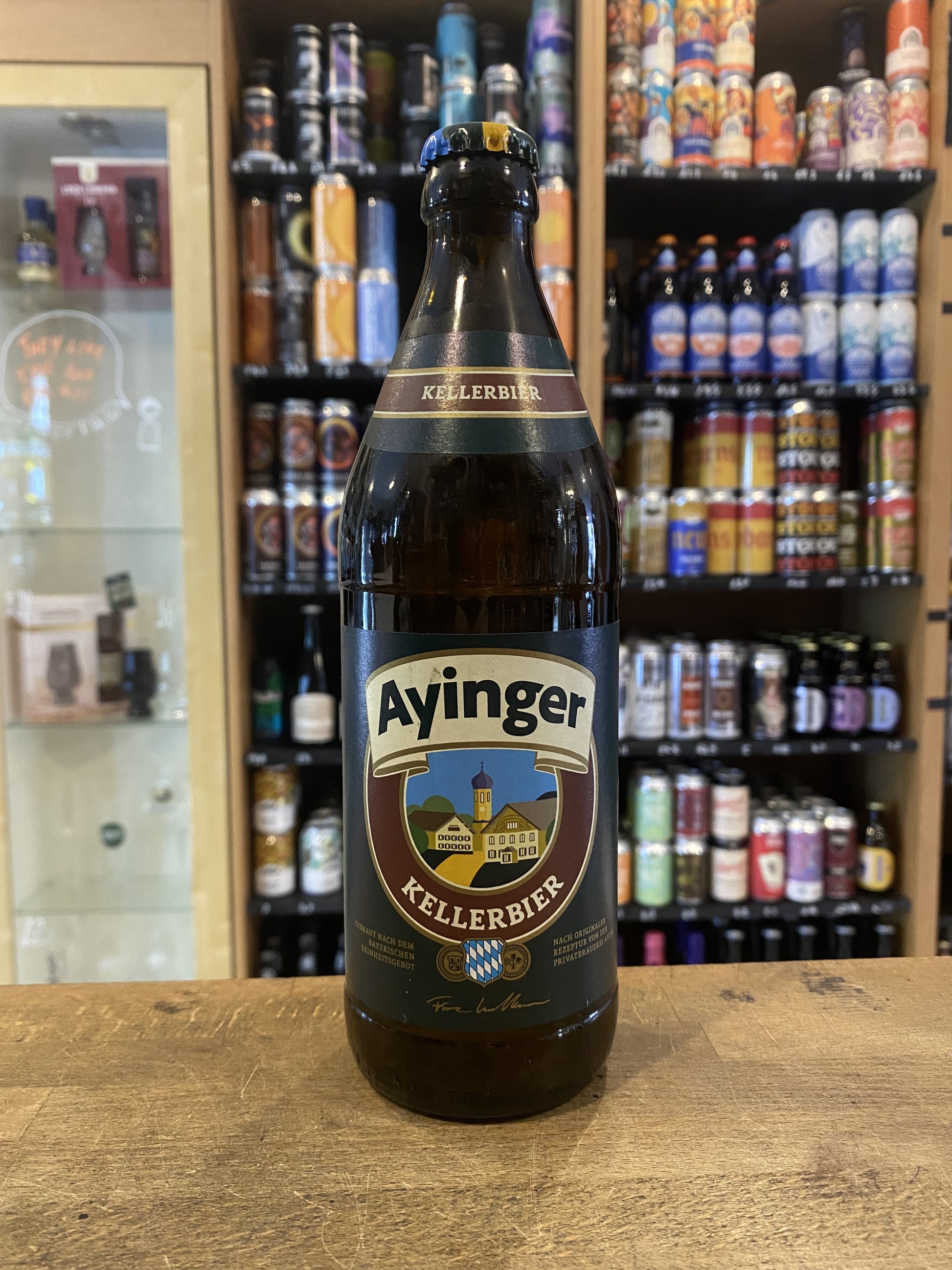 Ayinger Kellerbier German Lager beer
